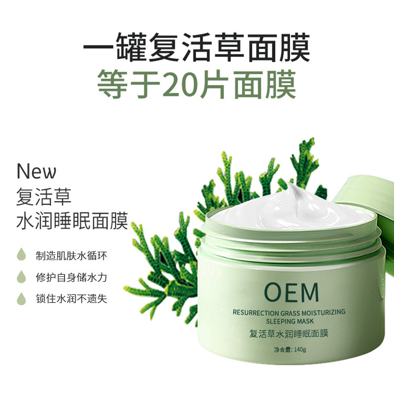 魔皱_复活草睡眠面膜OEM
